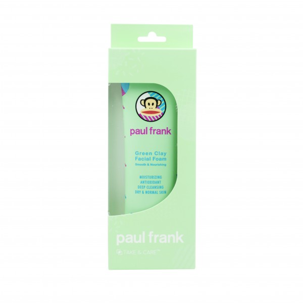 TAKE & CARE PAUL FRANK GREEN CLAY FACIAL FOAM